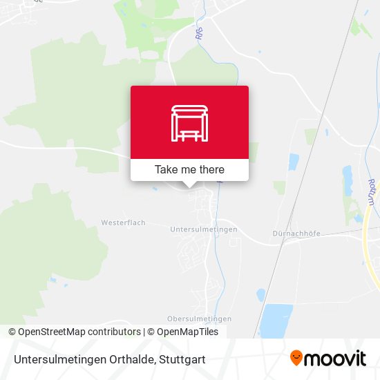 Untersulmetingen Orthalde map