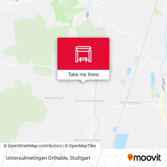 Карта Untersulmetingen Orthalde