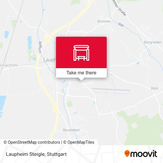 Карта Laupheim Steigle