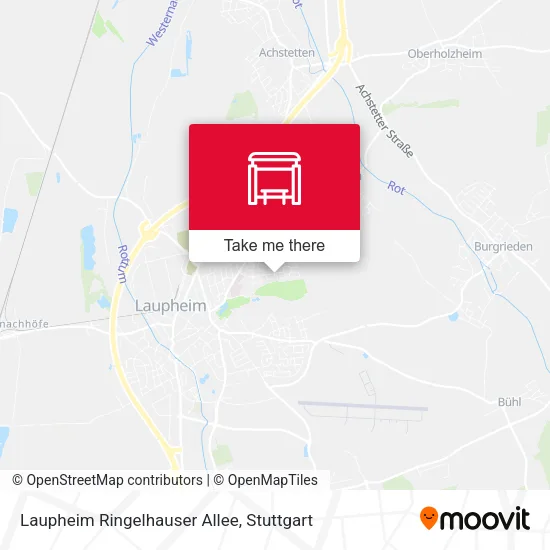 Карта Laupheim Ringelhauser Allee