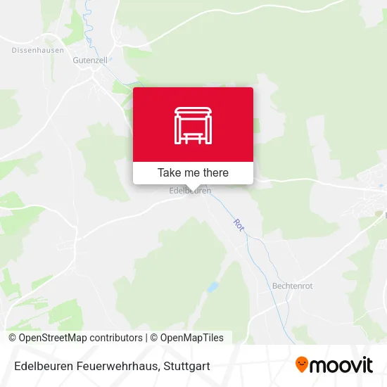 Карта Edelbeuren Feuerwehrhaus