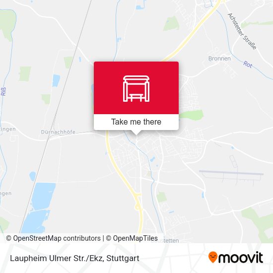 Laupheim Ulmer Str./Ekz map