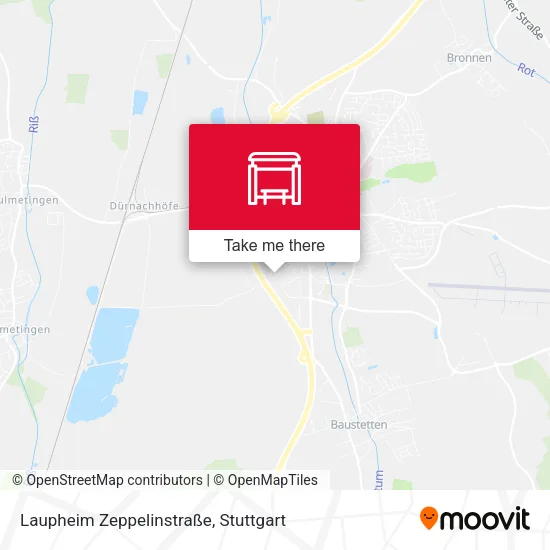 Карта Laupheim Zeppelinstraße