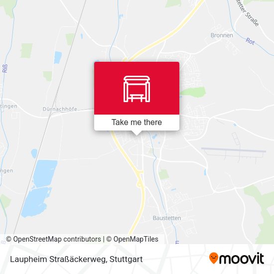 Laupheim Straßäckerweg map