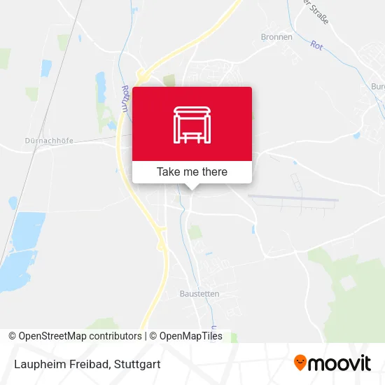Карта Laupheim Freibad
