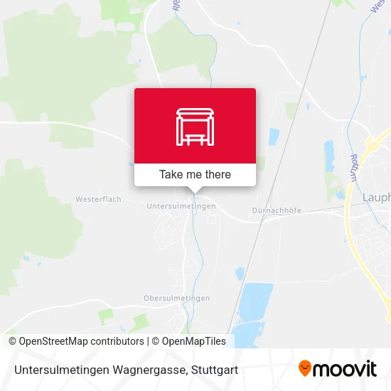 Карта Untersulmetingen Wagnergasse