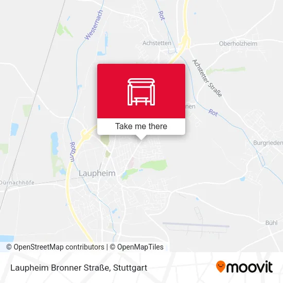 Карта Laupheim Bronner Straße
