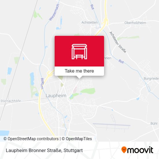 Laupheim Bronner Straße map