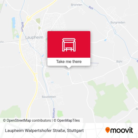 Laupheim Walpertshofer Straße map