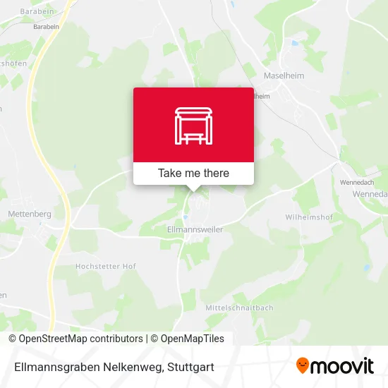 Карта Ellmannsgraben Nelkenweg