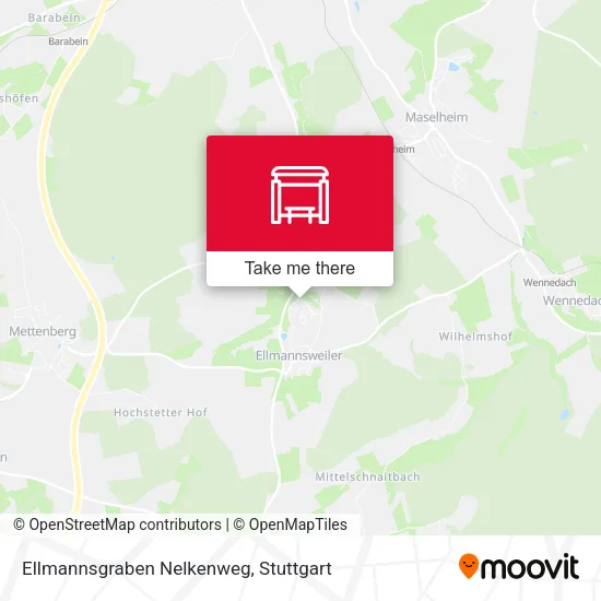 Карта Ellmannsgraben Nelkenweg