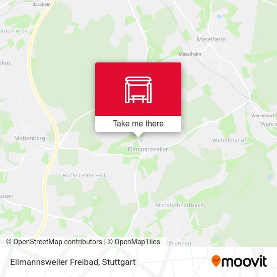 Карта Ellmannsweiler Freibad