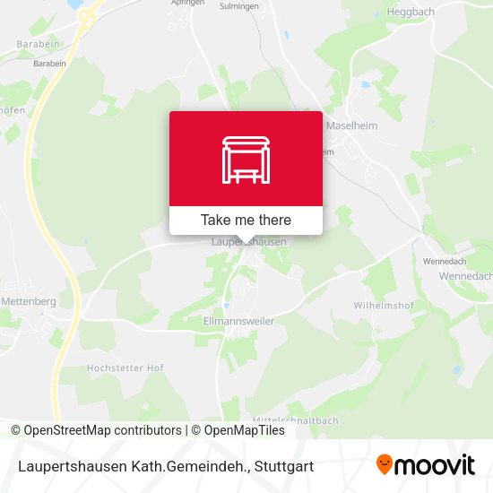 Laupertshausen Kath.Gemeindeh. map