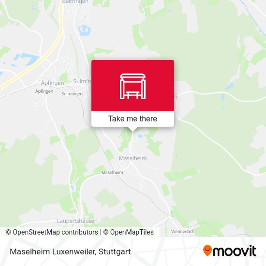Maselheim Luxenweiler map