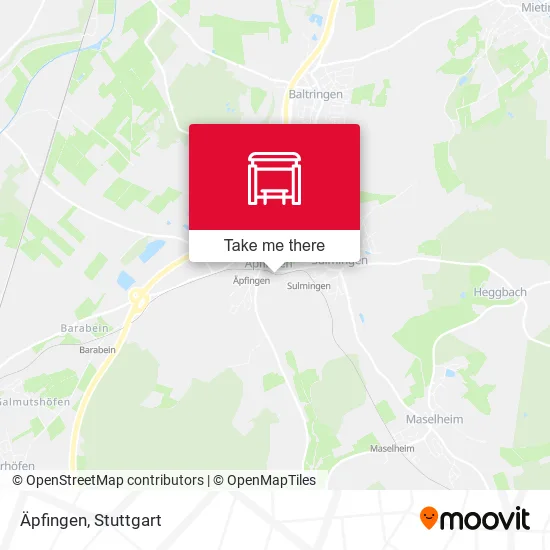 Карта Äpfingen