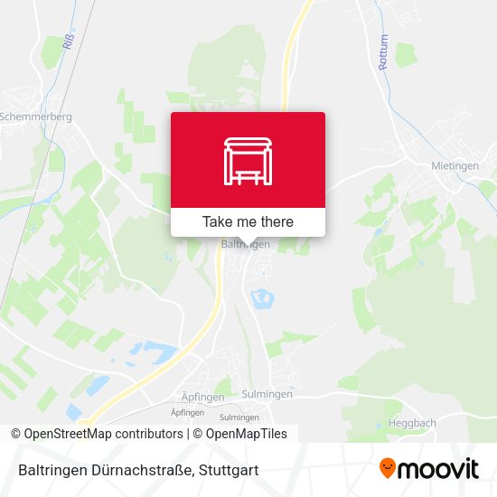 Baltringen Dürnachstraße map