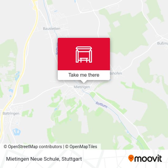 Карта Mietingen Neue Schule