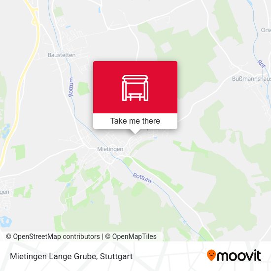 Mietingen Lange Grube map
