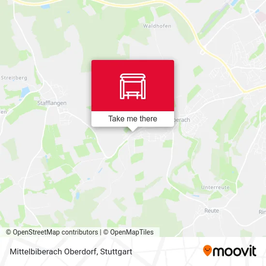 Карта Mittelbiberach Oberdorf