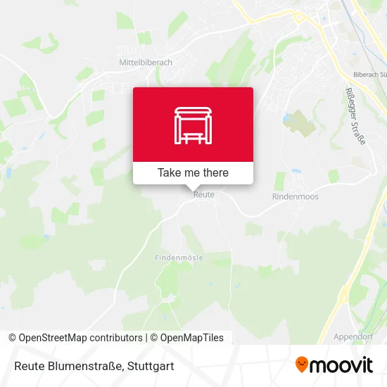 Карта Reute Blumenstraße