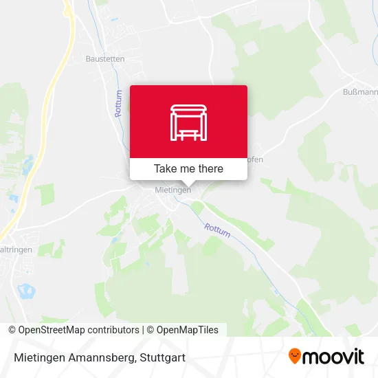 Карта Mietingen Amannsberg