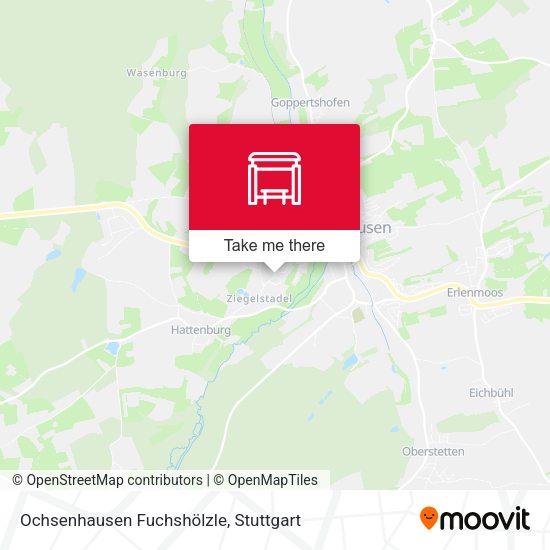 Ochsenhausen Fuchshölzle map
