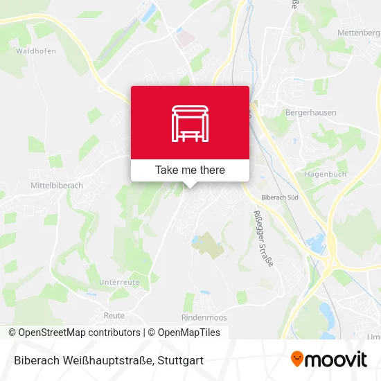 Карта Biberach Weißhauptstraße