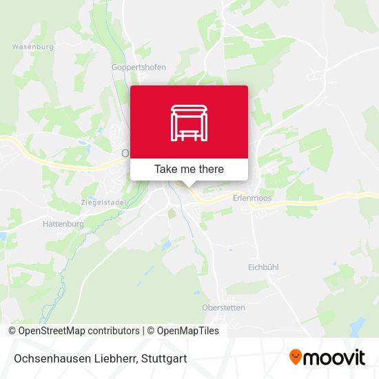 Карта Ochsenhausen Liebherr