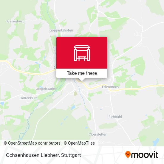 Карта Ochsenhausen Liebherr