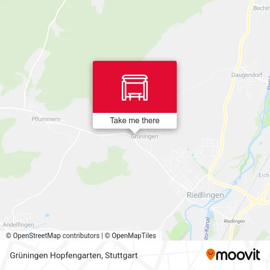 Карта Grüningen Hopfengarten