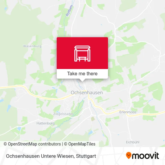 Карта Ochsenhausen Untere Wiesen