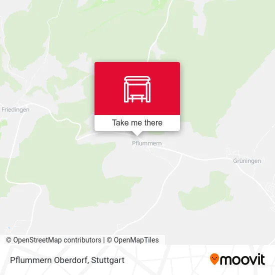 Pflummern Oberdorf map