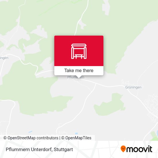 Карта Pflummern Unterdorf