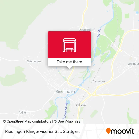 Карта Riedlingen Klinge/Fischer Str.