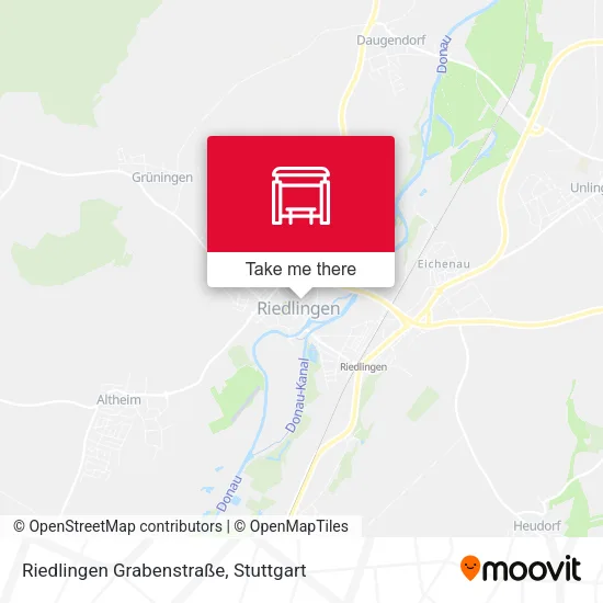 Карта Riedlingen Grabenstraße