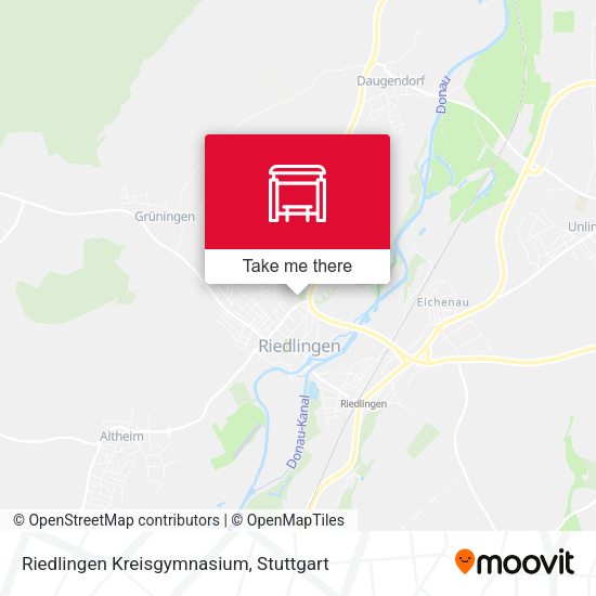 Riedlingen Kreisgymnasium map