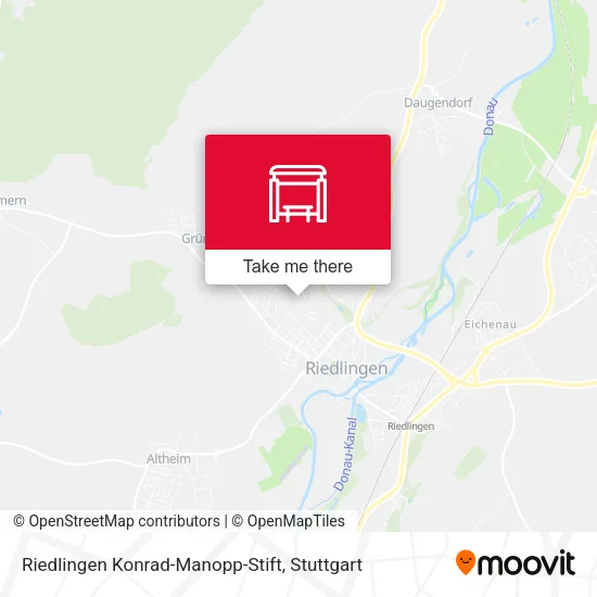 Карта Riedlingen Konrad-Manopp-Stift