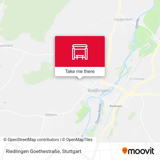Карта Riedlingen Goethestraße