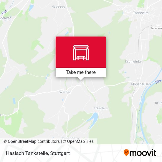 Haslach Tankstelle map