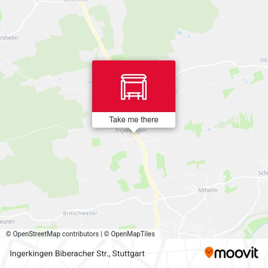 Карта Ingerkingen Biberacher Str.