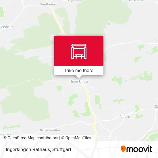 Карта Ingerkingen Rathaus