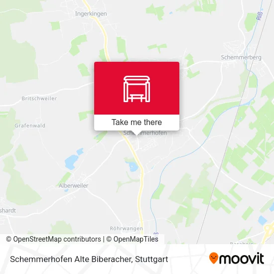 Карта Schemmerhofen Alte Biberacher