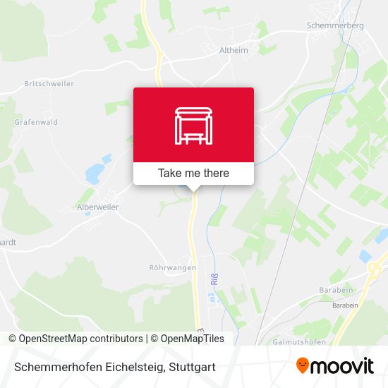 Schemmerhofen Eichelsteig map