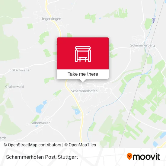 Карта Schemmerhofen Post