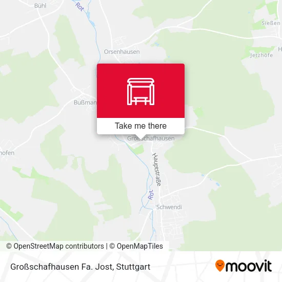 Карта Großschafhausen Fa. Jost