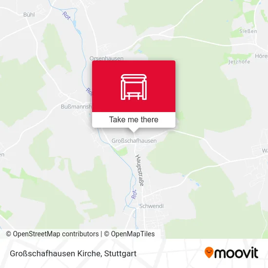 Карта Großschafhausen Kirche