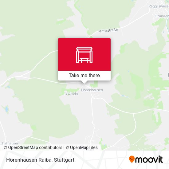 Hörenhausen Raiba map