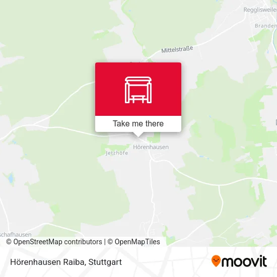 Карта Hörenhausen Raiba