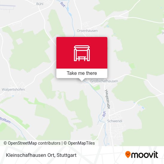 Kleinschafhausen Ort map