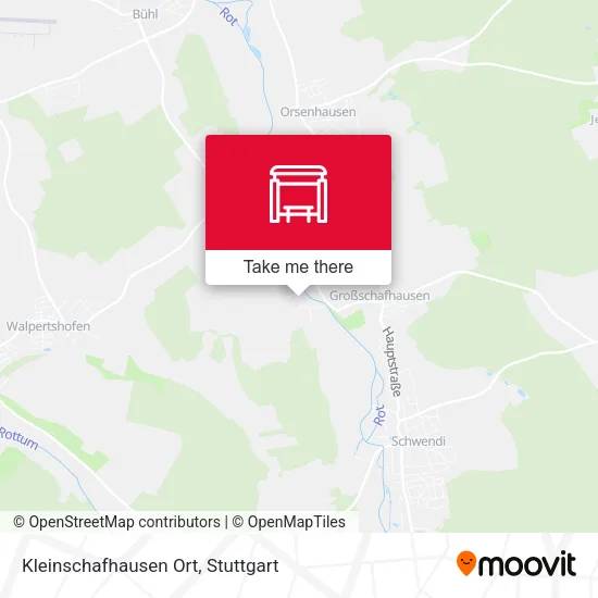 Карта Kleinschafhausen Ort